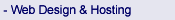 Web Design & Hosting